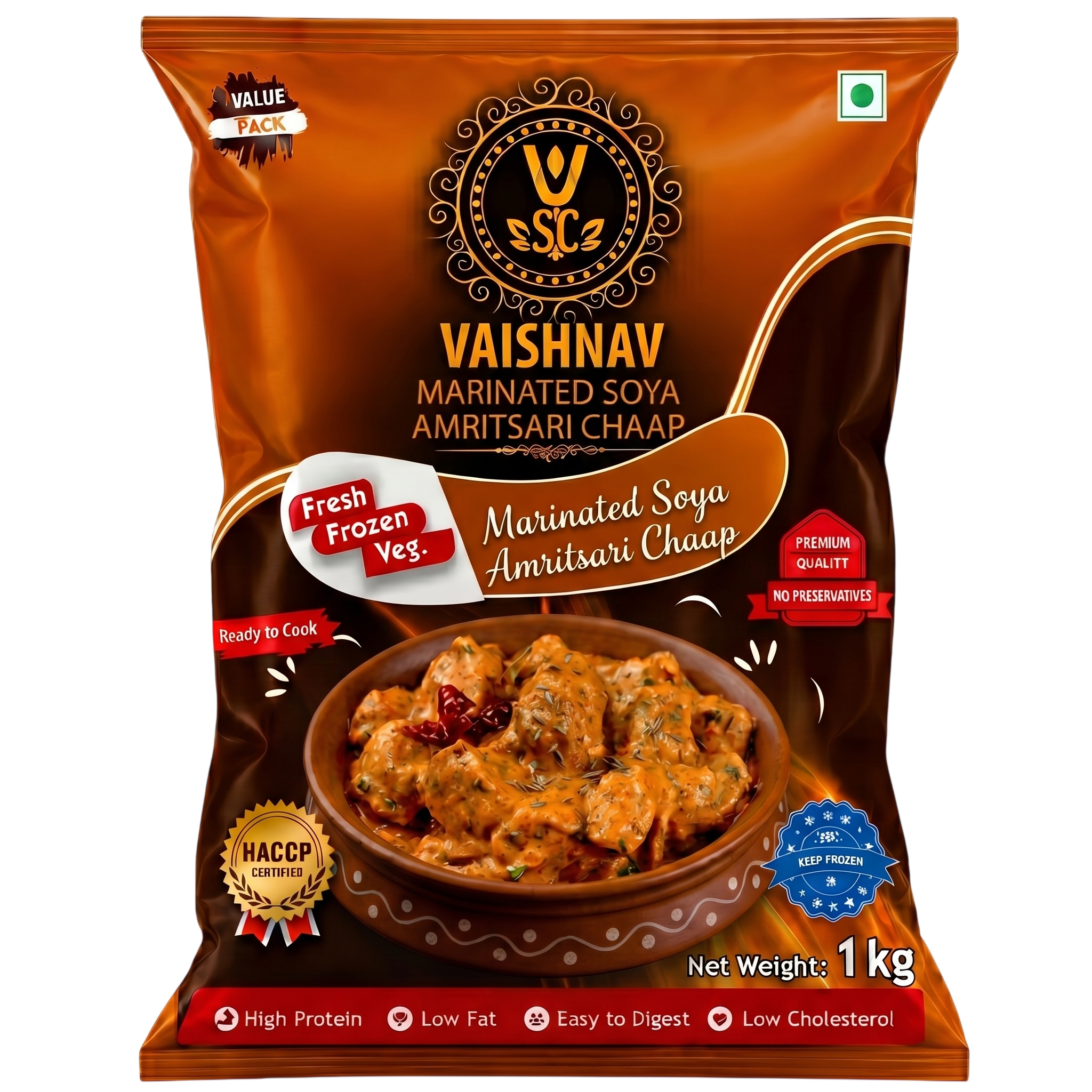 Marinated Amritsari Soya Chaap Pack